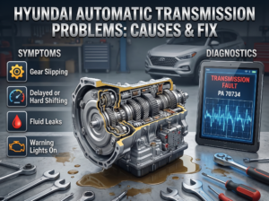 Hyundai Automatic Transmission Problems Causes & Fix